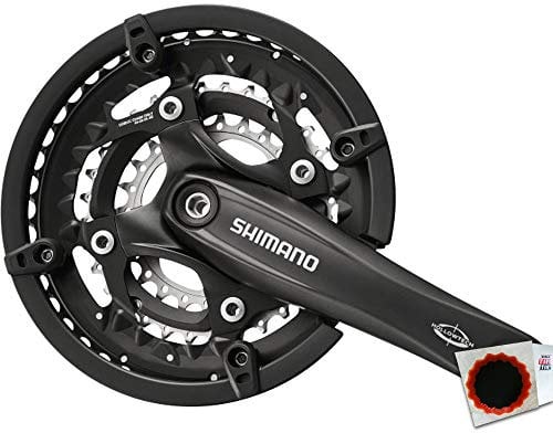 SHIMANO Kurbelgarnitur Trekking FC-T521 OCTALINK 175mm 44-32-24 Zähne 3x10f. schwarz