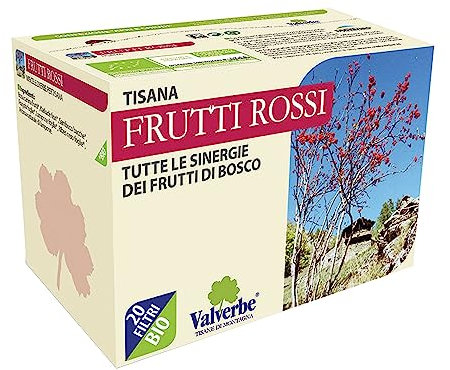 Valverbe, Tisana frutti rossi bio, 30g