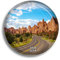 Kühlschrankmagnet Amerika USA Road Park Utah Glasmagnete für Kühlschrank Souvenirs Niedlicher Kristallmagnet Dekor für Whiteboard Büro Zuhause Geschenk