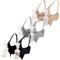 iloveSIA Nursing & Pumping Bra All in One Hands Free Pump Nurse Bra, Black/Beige/Grey, XL