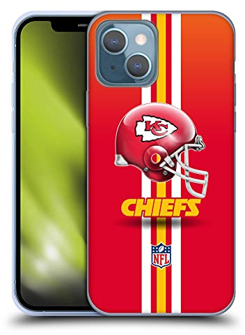 Head Case Designs Offizielle NFL Helm Kansas City Chiefs Logo Gel Handyhülle Hülle [Militärischer Schutzgrad] Kompatibel mit Apple iPhone 13