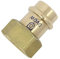 Halbe Verschraubung IG 18 mm x 1 aus Rotguss - Pressfittinge Pressanschluss b-press DVGW V Contur