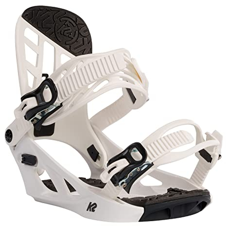 K2 Snowboarding Unisex Jugend Snowboard-Bindung You+H— White — 11G1018