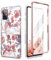 SURITCH Kompatibel mit Samsung Galaxy A71 4G Hülle Marmor Handyhülle mit Integriertem Displayschutz 360 Grad Komplettschutz Schutzhülle für Samsung Galaxy A71 4G (Marmor Rose)