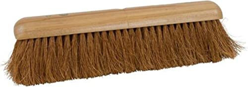 Synx Tools Escoba Barredora de Salón - 30 cm - Sin Acero - Pelo de Coco - Escobas Suave