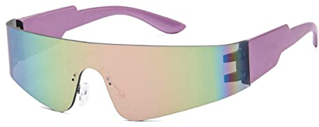 CENPEK 1 PCS Futuristische Sonnenbrille für Cosplay Slim Cyclops Adult Party