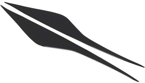 Scheinwerferblenden Scheinwerfer Augenbrauen Augenlid Trim Abdeckung Augenbrauenabdeckung Frontscheinwerfer Augenlider Scheinwerferabdeckungen schwarz vorne links und rechts für Mondeo MK4 2007-2013
