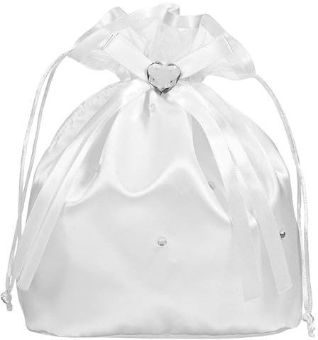 WOFASHPURET Portemonnaie Cinturón para Mujer Perlen-Clutch Geschenk Für Trauzeugin Satin-Tasche Geschenktasche Für Erstkommunion Karten Für Erstkommunion Mädchen-Hochzeitstasche