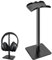 NATUCE Gaming Headset Holder, Removable Headphone Stand, Stability Headset Holder, Removable Headphones with TPU Non-Slip Silicone, Universal Headset Stand for All Gaming Headsets