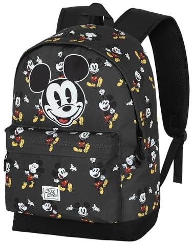 Disney Unisex 06424 Plus HS Rucksack Looks, Schwarz, Einheitsgröße