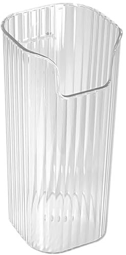 TOPBATHY Wall-Mounted Umbrella Storage Box Transparent Plastic Holder with Punch-Free Installation and Drainage Design for Home and Office Use