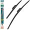 HEYNER® Scheibenwischer Set passend für RENAULT CLIO IV (11.2012-08.2021) HYBRID Flachbalkenwischer