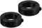 PATIKIL Geteilte Stellringe 28mm Langweilige 48mm OD 26mm Dicke, 2er-Pack 45#Aluminiumlegierung Tiefenanschlagringe Klemm mit Gewindestift für die Maschinenbauindustrie, Schwarz