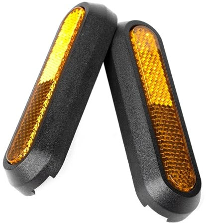 JINFOLI Abdeckung Reflektor Hinterrad Links Rechts Reflektierende Schale, for Ninebot, F40D F40E KickScooter Elektroroller Zubehör Reflektierende Schalenabdeckung