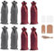 VONJUMA 8 Pcs Bolsa Botella Vino Bolsas De Regalo De Vino De Navidad Reutilizables Cordón Bolsas para Botellas De Vino Bolsas De Regalo para Vino Y Champán Bolsa para Botellas De Papel