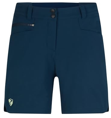 Ziener Damen NEJA Outdoor-Shorts/Rad- / Wander-Hose - atmungsaktiv,schnelltrocknend,elastisch, hale Navy, 36