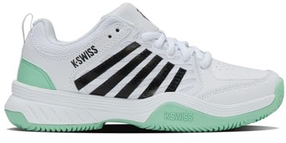 K-Swiss Womens Court Express 2 Clay Tennis Shoe, White, 6 UK