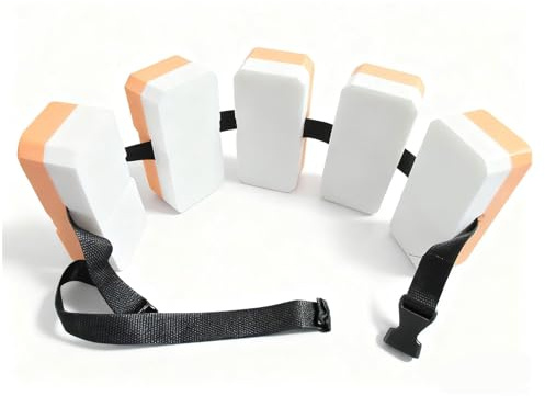 A2Z Swimming Floatation Belt EVA Foam Adjustable Aqua Fitness Belt Adult Pool Training Support - Swimming Belt Orange