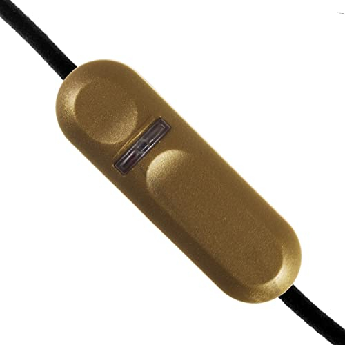 creative cables - Inline-Schalter-Dimmer für Led´s und herkömmliche Leuchtmittel - Gold