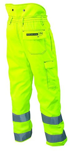 Francital Biot Design A Hi Viz Yellow Chainsaw Trousers - Small - [-S]