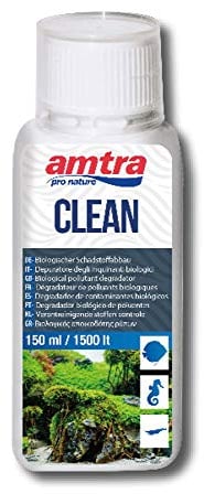 Amtra Pro Nature biologischer Schadstoffabbau 150ml Süßwasser & Meerwasser Wasserreiniger für Aquariumpflege