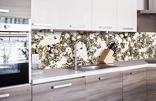DIMEX Küchenrückwand Folie selbstklebend RAUER Stein | Klebefolie - Dekofolie - Spritzschutz für Küche | Made in EU - 260 cm x 60 cm