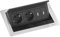 EVOline Flip Top Push S 2xSchuko + 2x USB-Charger Edelstahl