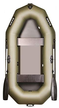 BARK B-240 Schlauchboot für 2 Person 240 cm PVC-Boden | Paddelboot Ruderboot Angelboot | Professionelle Ausführung