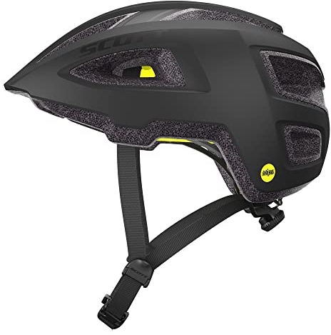 Scott Unisex – Erwachsene 275208 Fahrradhelm, Schwarz matt, Small/Medium