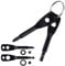 Wisdompro 2 Pack Pocket Keychain Screwdriver, Mini Portable Keyring Screwdriver Set, Small Multifunction EDC Repair Tool Key Chain Phillips and Flat Head Screwdriver - Black