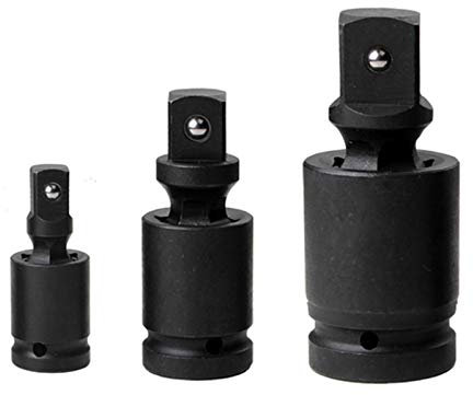 OSISTER7 Swivel Impact Sockets, 1/4, 3/8 and 1/2-inch Drive Joints, Impact Universal Joint Socket Swivel