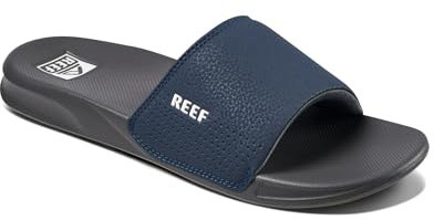 Reef Mens Sandals, One Slide, Navy/White, UK 3