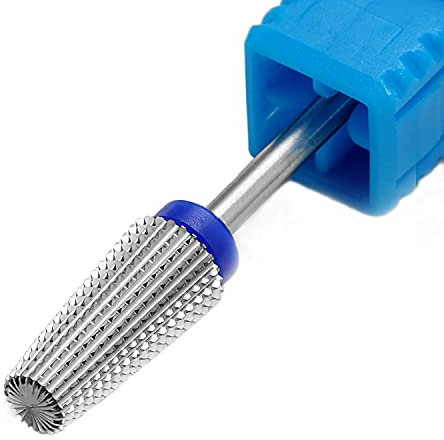 ERUIKA Brocas giratorias de carburo 5 en 1, vástago de 3/32 pulgadas, accesorio de máquina de taladro, acrílico o removedor de gel duro (M)