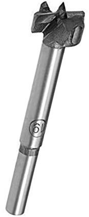 TA-VIGOR Forstner Drill Bit 19mm, Tungsten Carbide Wood Hole Saw Auger Opener for Woodworking Hinge Hole Drilling Boring Bit Cutter Gray