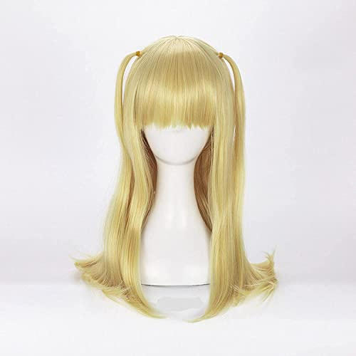 Uearlid Wig Anime Cosplay Anime Death Note Misa Amane Cosplay Cosplay Perücken MisaMisa Hitzebeständige Synthetische Perücken Halloween Requisiten