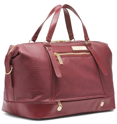 DKNY Duffel Softside Weekender Gepäck, Weinrot, Wein, Duffel Softside Weekender Gepäck