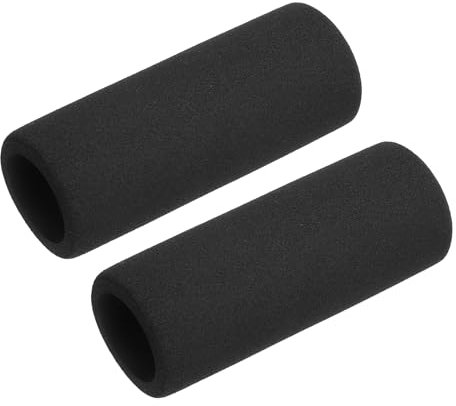 QUARKZMAN Tubo de Aislamiento de Espuma para Agarradera de Tubo de 32mm ID 44mm OD 108mm de Largo, Color Negro, 2 Unidades