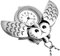 Yardenfun 1stück Vintage Eulen-taschenuhr Aus Silber Kreative Eulenform Mit Exquisiten Details Praktische Und Dekorative Taschenuhr Für Damen Und Herren Perfektes Für Familie Und Freunde
