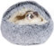 SHJOEE Lit Moelleux pour Chiens et Chats en Forme de Coquillage 60cm Coussin pour Chien en Peluche Lavable Canapé pour Animaux Domestiques Panier pour Petit Chat et Chien Anti Dérapant