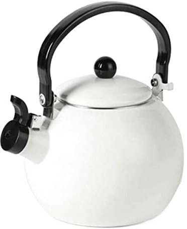 OUYUE Wasserkessel Pfeifkessel 1.4L Emaille Teekessel Pfeifen Teekanne Mit Griff Teekanne Wasserkocher Für Gasherd Automatische Pfeife Flötenkessel Teekessel