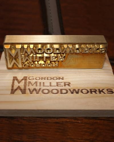 Brandeisen für Holz mit individuellem Logo, Holz-Leder-Brandeisen-Stempel für Lebensmittel BBQ Hitzestempel inklusive Griff (2 Zoll/5,08 cm)