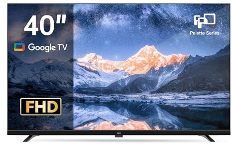 FPD Smart TV 40 pollici, Full HD Google TV con Google Play e Google Cast integrati, HDR 10, Dolby Audio, Telecomando Vocale, 1080p Television (CG40-P1, 2025)