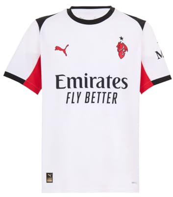 AC Milan Unisex Maglia Gara Home Saison 2025/2026 Fußball-Trikot, offizielles Produkt (1er Pack)