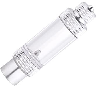 Generisch Aquarium Co2 Blasenzähler Kohlendioxid Messgerät Einzel Rückschlag Schnell Und Rückschlagventil-regler Silber