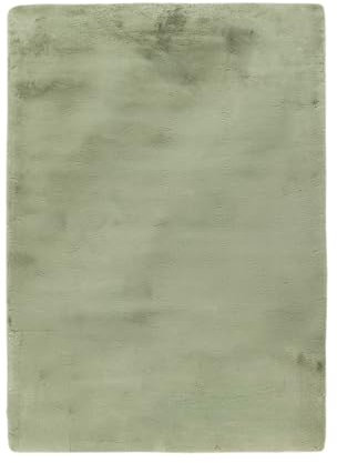 möbelando Teppich >Rabbit< Rabbit, Teppich, Hochflor, maschinell getuftet, gekettelt, (BxL) 180 x 280 cm, 100% Polyester, Rückenmaterial 100% Baumwolle, Mint, 2150 g/m², Wohnzimmer, Esszimmer