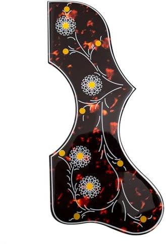 Akustikgitarren-Schlagbrett, für Gibson J-200 SJ-200, 2 mm dicke Kratzplatte, selbstklebender Gitarrenplektrum, universelle Passform für 104-106 cm Akustikgitarre (G-Stil)