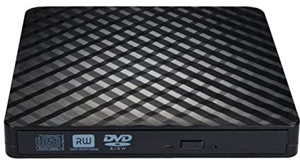 KJUEQ Lecteur de CD DVD Externe, USB 3.0 et Type-C Portable CD DVD +/-RW Lecteur de Lecteur DVD/CD ROM graveur graveur DVD Lecteur