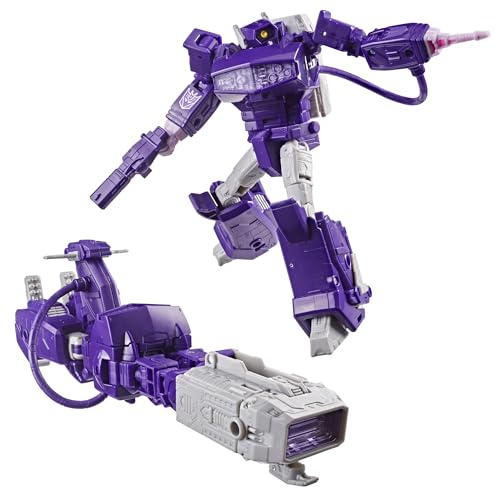 Transformers Studio Series Kampf um Cybertron Shockwave verwandelbare Voyager-Klasse Action-Figur (16,5 cm), Roboterspielzeug ab 8 Jahren