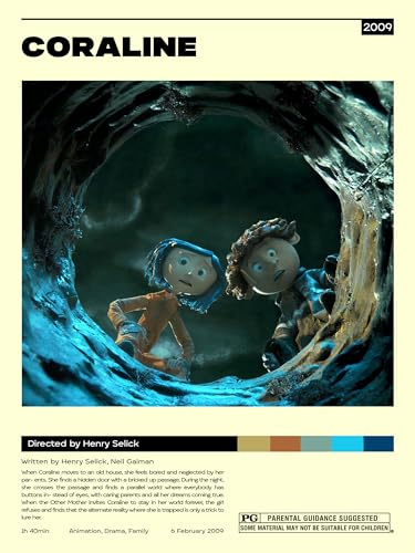 Coraline - Minimalist Poster cm. 30 x 40 cm
