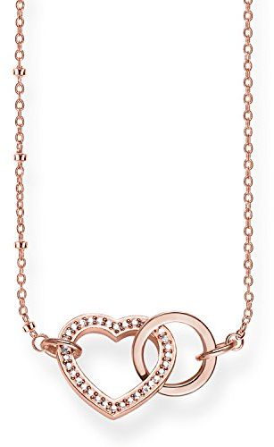 Thomas Sabo Damen-Ketten mit Anhänger & Anhänger Vergoldet KE1731-416-14-L50v